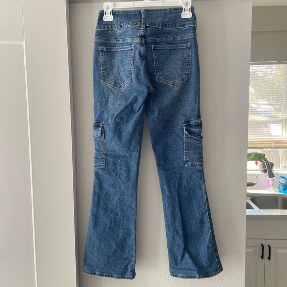 Pacsun Stretch Low Rise Bootcut Cargo Jeans - Picture 2 of 7